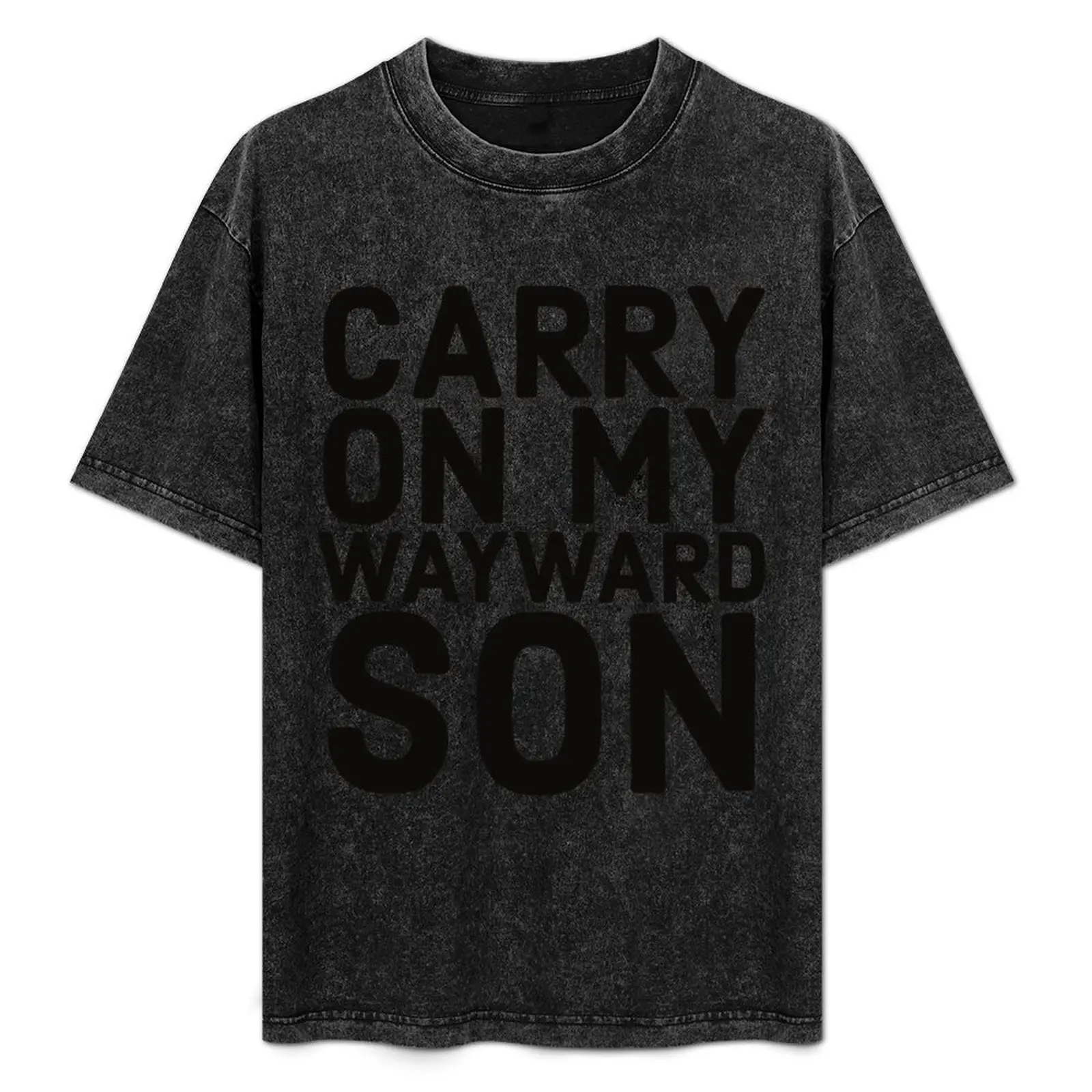 

Carry On My Wayward Son T-Shirt cotton graphic tees man clothes shirts graphic vintage clothes fruit of the loom mens t shirts