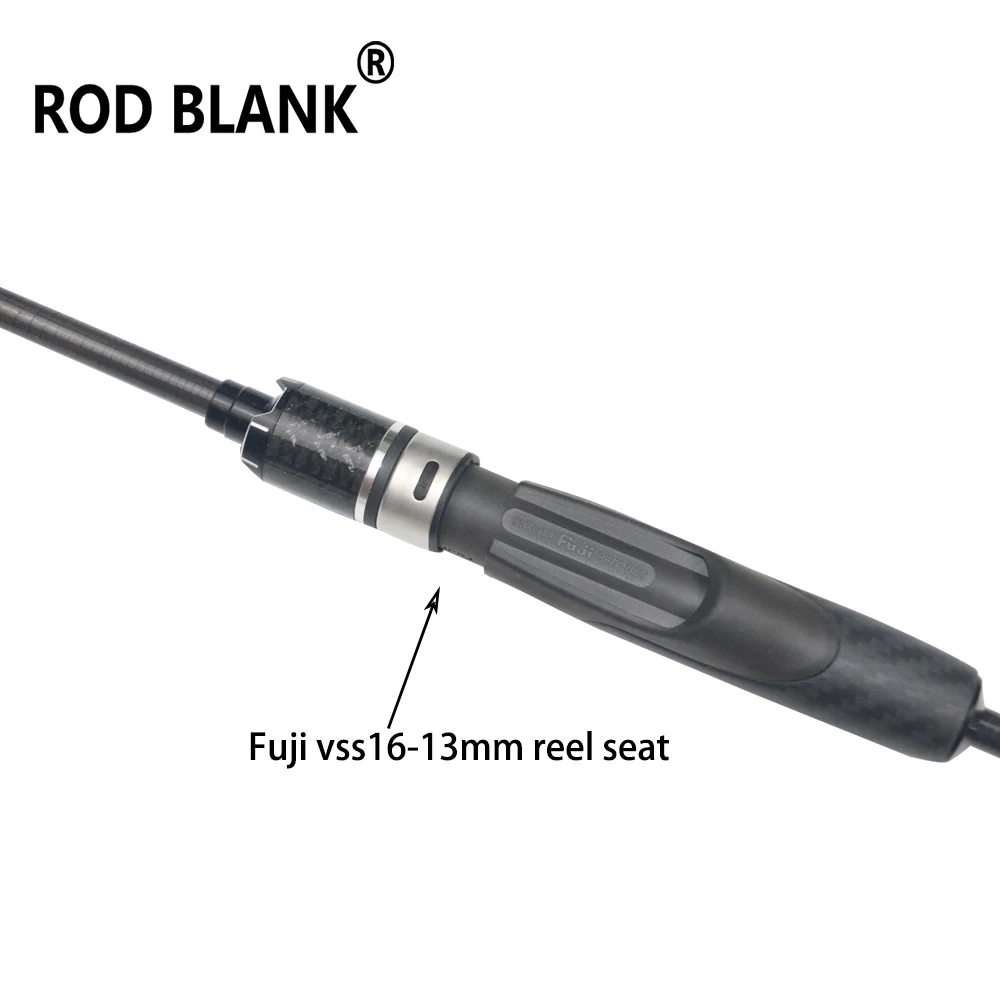 Blank carbono y asiento Fuji para montar tu caña de pesca giratoria
