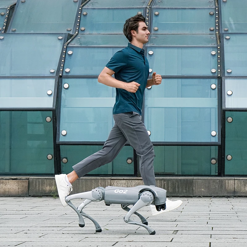 Yushu Unitree Go2 Voice AI großes Modell, Roboterhund Go2 elektronischer Hund, eingelegte Intelligenz, Begleiter, bionischer Begleiterroboter