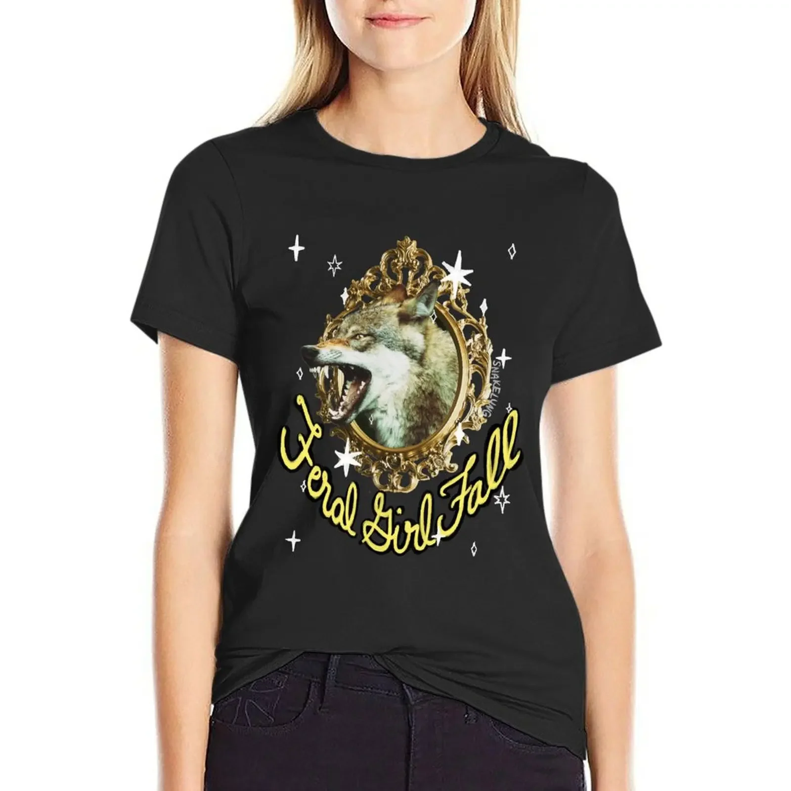

Feral Girl Fall Classic T-Shirt heavyweights cute clothes new edition sublime tshirts for Women