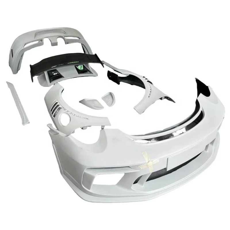 

GT3 RS Style Body Kit for Porsches 911 991.1 991.2 Upgrade GT3 RS Fiberglass Front Rear Bumper Fender Side Skirt Vent Spoiler