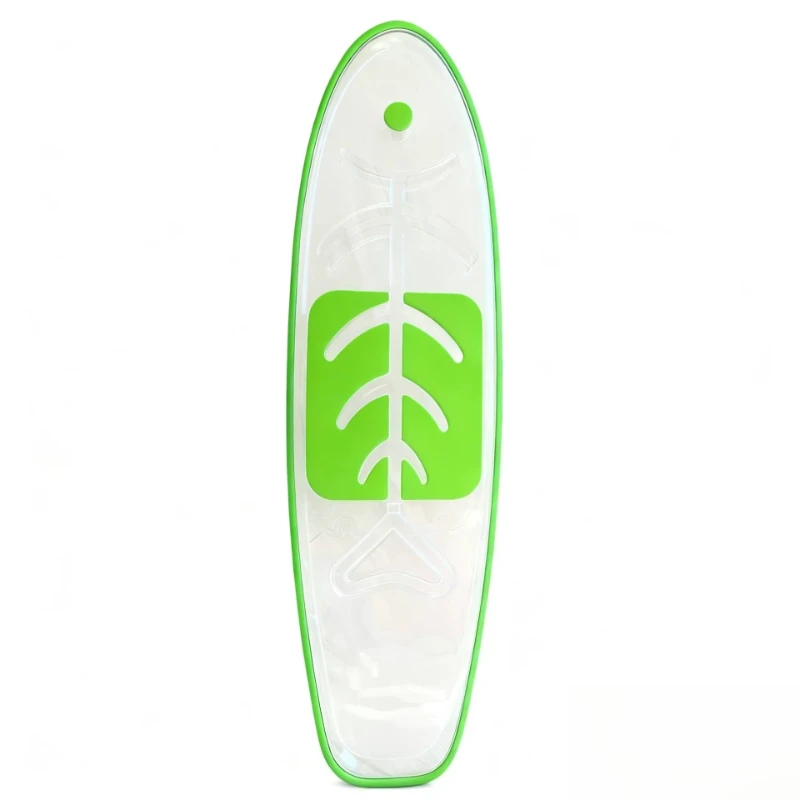 Outdoor standing rafting transparent paddle board S surfing paddle board surfboard paddle material PC fishbone