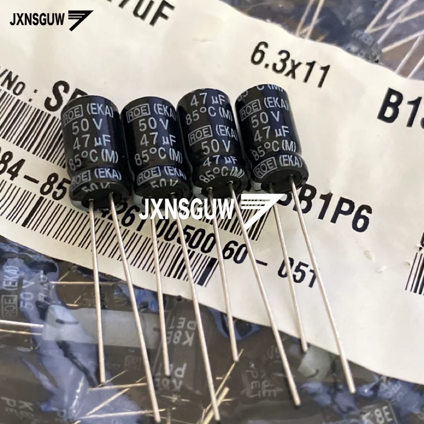 

20PCS ROE EKA 50V47UF 50V100UF Fever Audio Electrolytic Capacitors 47UF/50V 85 degrees Aluminum Electrolytic Capacitors 47UF 50V