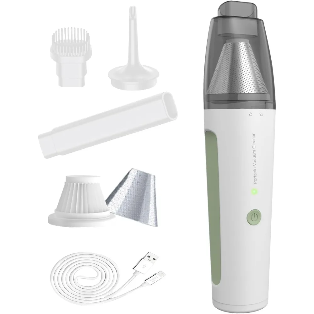 PATO Handheld Vacuum, 13000PA Portable Cordless Car Vacuum Cleaner, Suction and Blow 2-in-1 Dust Removal Vacuum Cleaner for Car,