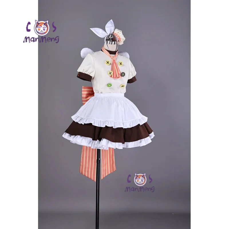 

Новый проект костюма для косплея Рин Лен Sekai Colorful Stage! подвиг. Мику Хэллоуин Рождество Волшебная Кухня Горничная Лолита Платье Девушки