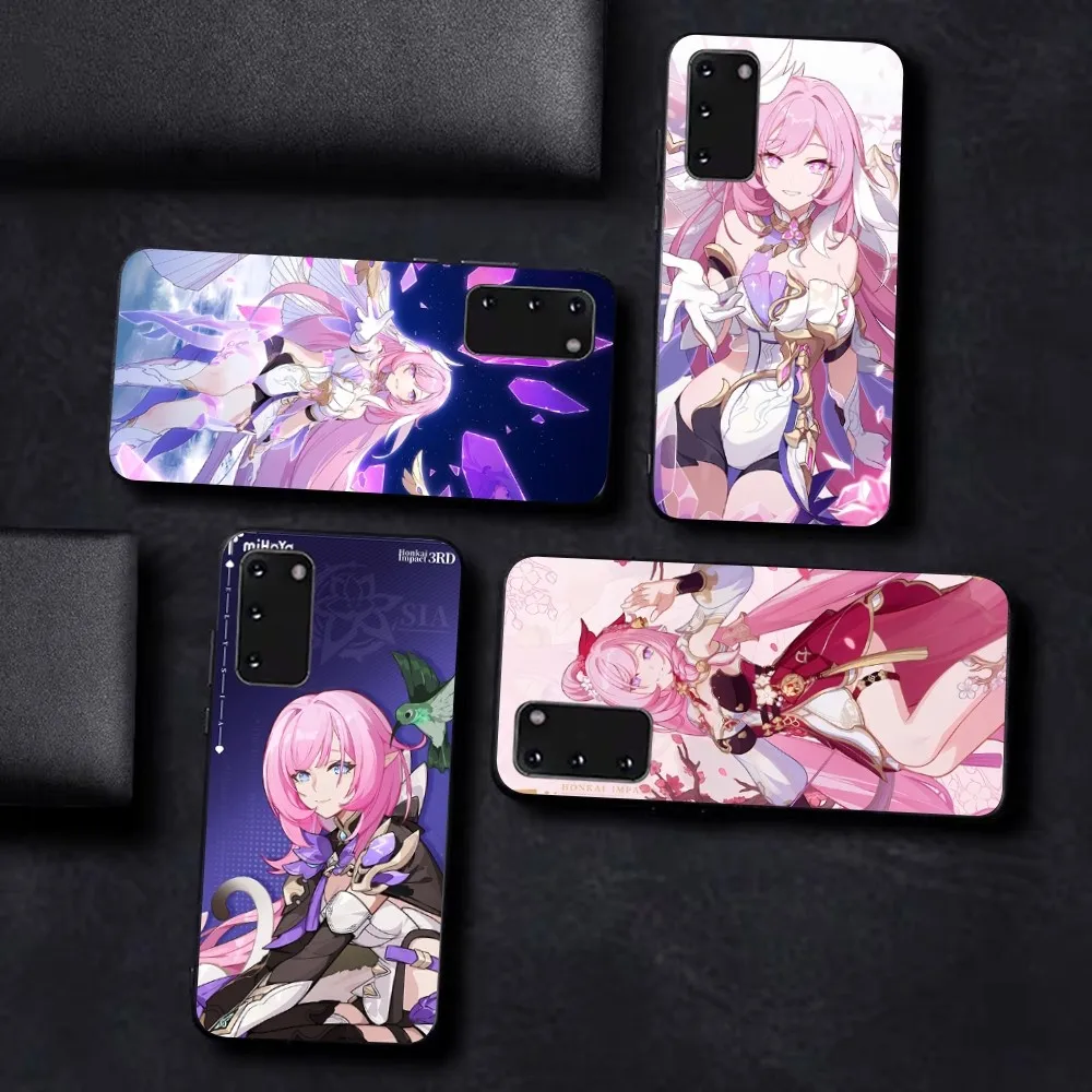 Honkai Elysia Game Phone Case For Samsung S 9 10 20 21 22 23 30 23 24 plus lite Ultra FE S10lite Fundas