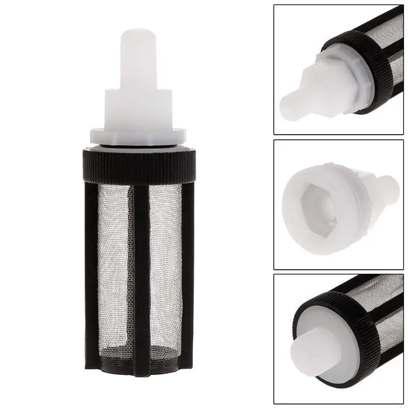 L93C Aquarium Intake Filter Stainless Steel Micro Mesh Cover Fish for Tank Water Filter Accessories Fits 7mm 8mm Hose