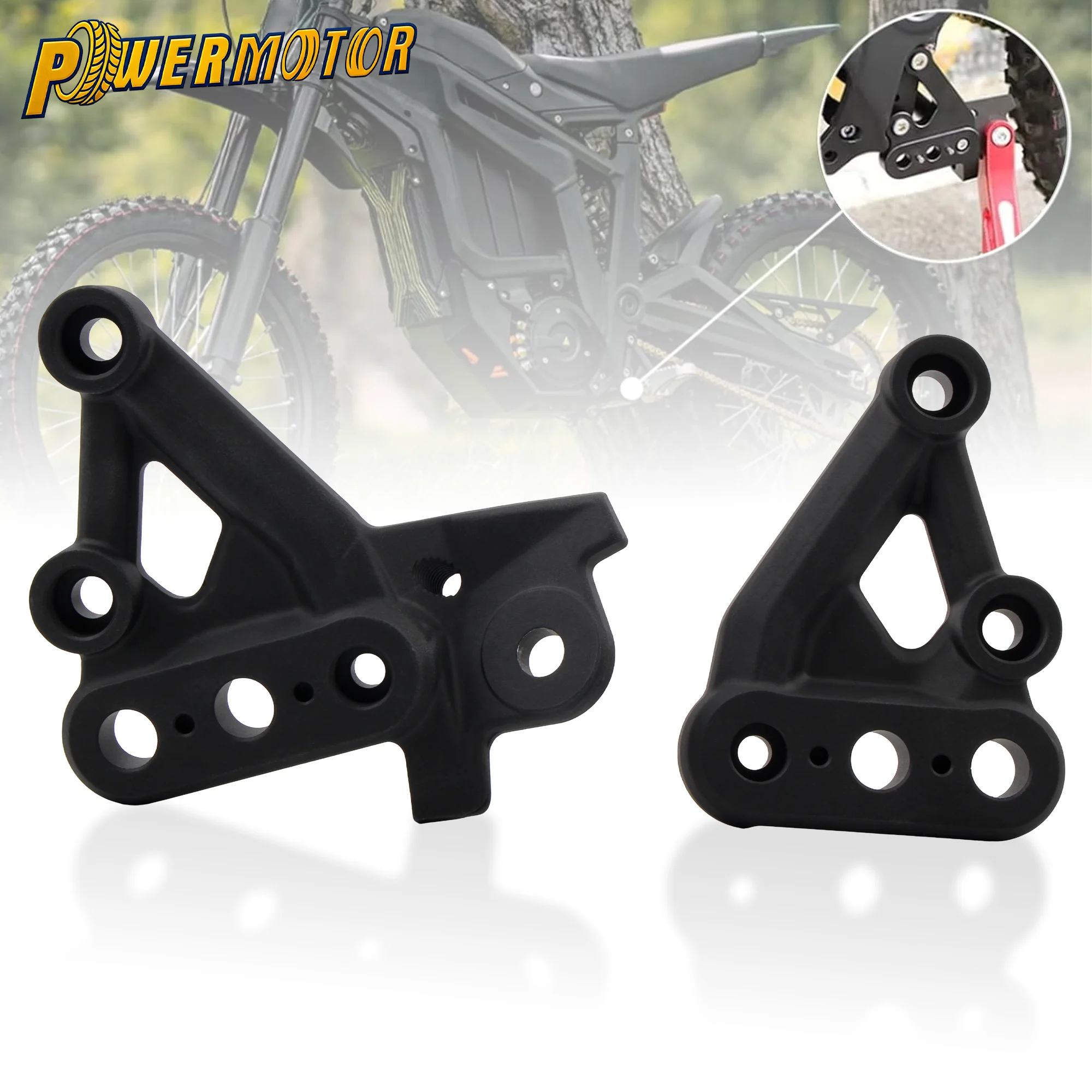 

Motorcycle CNC Aluminium Alloy Footpeg Brackets 1 Pair Left Right Parts For Talaria Sting X3 MX3 MX4 Replacement Accessories