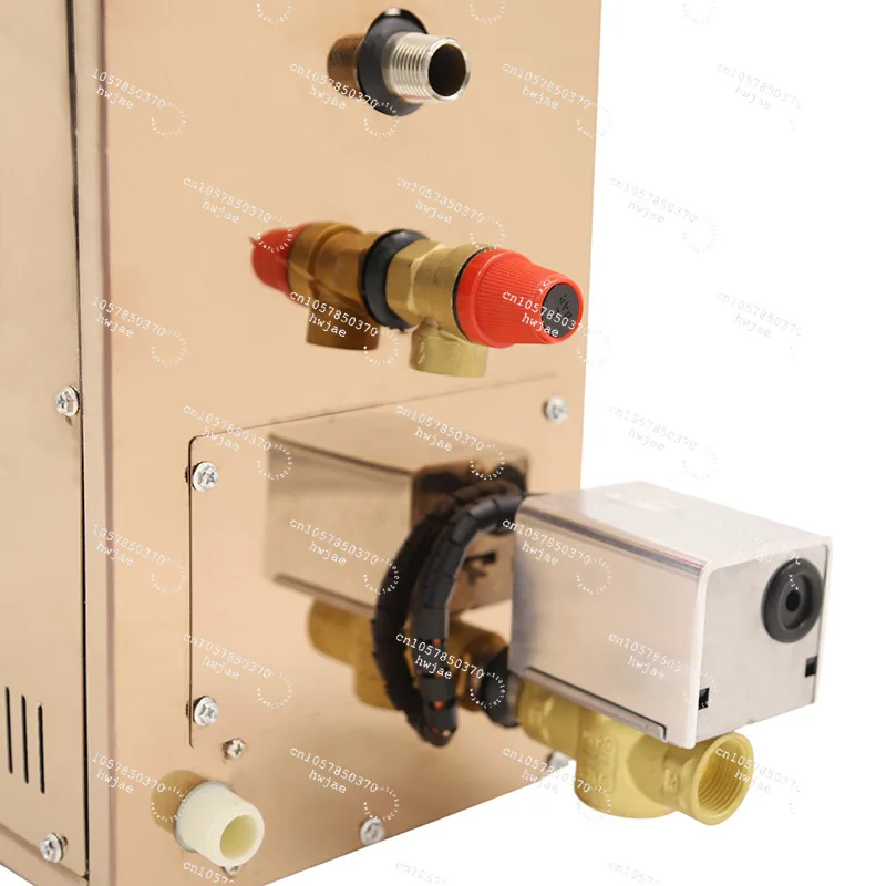 9kw التلقائي الفولاذ المقاوم للصدأ مولد البخار التلقائي descaling ساونا غرفة آلة حمام البخار لغرفة سبا وحدة تحكم رقمية