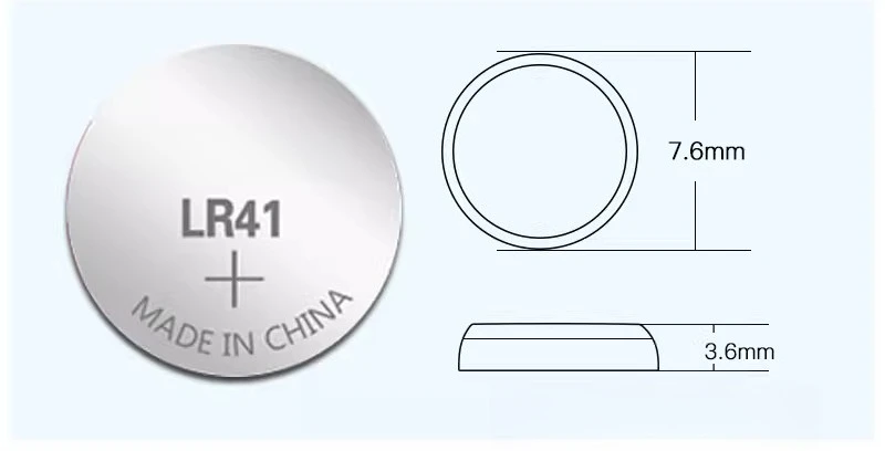 For panasonic lr41/192/392/l736f button battery thermometer ear pick ag3digital