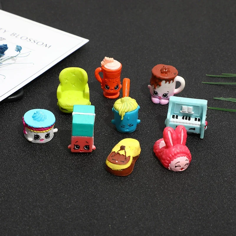 Anime 3D Rare Shop Game Market Gadget Figures Kawaii Cute Fruit Food Furniture Vegetable Model Collectible Toy Gift for Lady