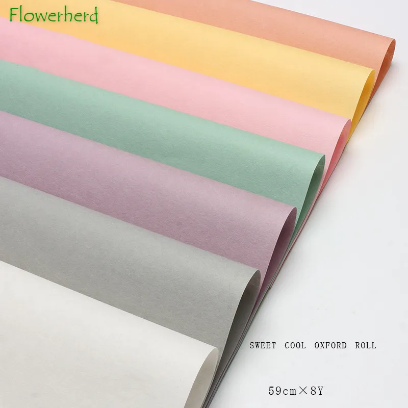 59cmx8Y Roll Flower Bouquet Wrapping Flower DIY Waterproof Oxford Paper Floral Wrapping Paper Craft Paper Gift Wrapping Paper