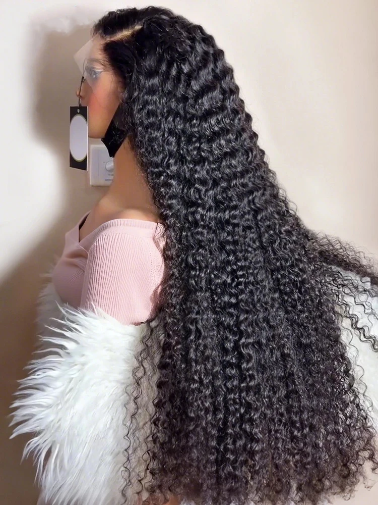 

42 Inch Loose Wave Lace Front Wigs Human Hair 250% Density 13x4 HD Transparent Loose Deep Wave Lace Frontal Wigs with Baby Hair