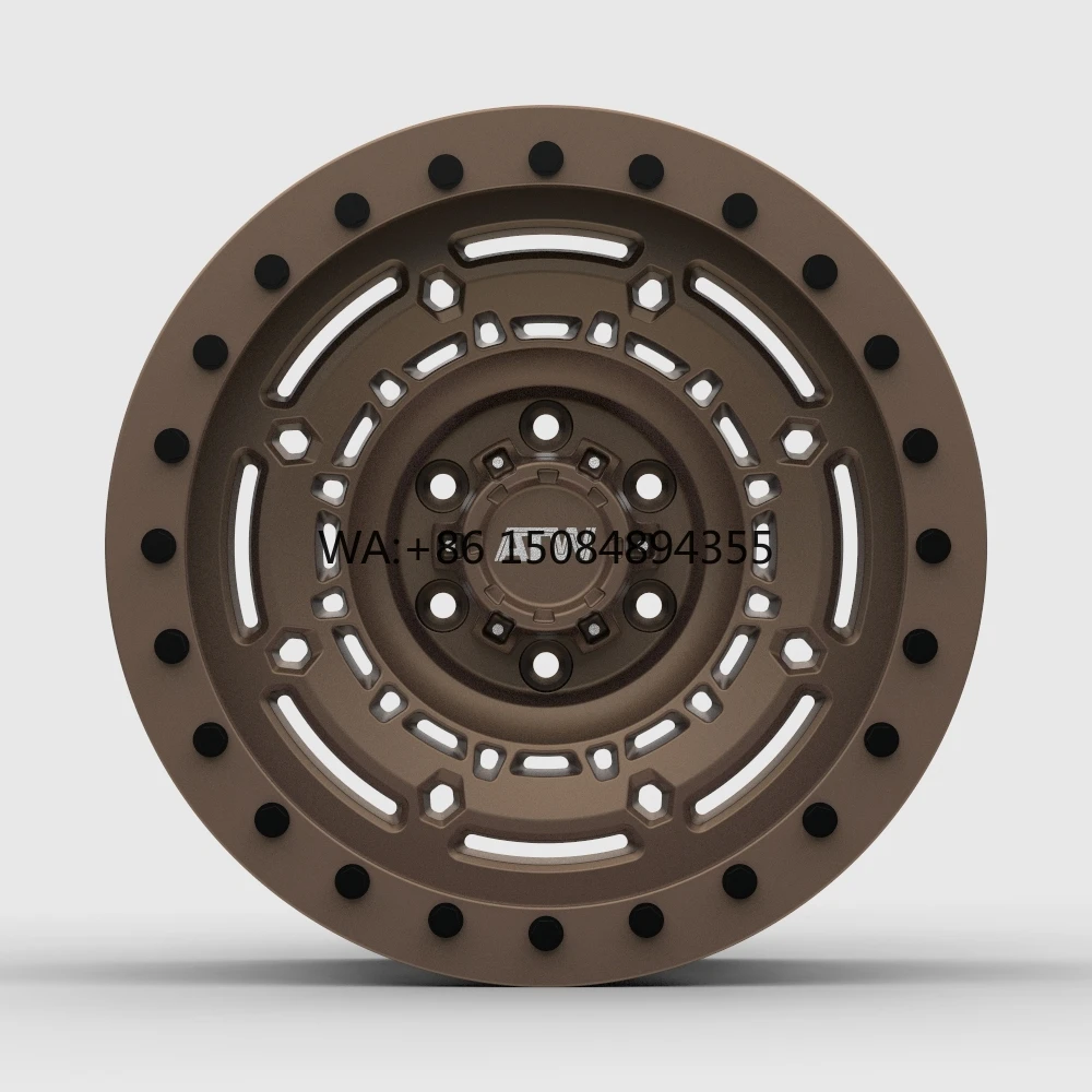 

16 18 20 22 Inch High-End Lightweight Aluminum Alloy Wheels Matte Black Brown Monoblock Customize Forged Wheels