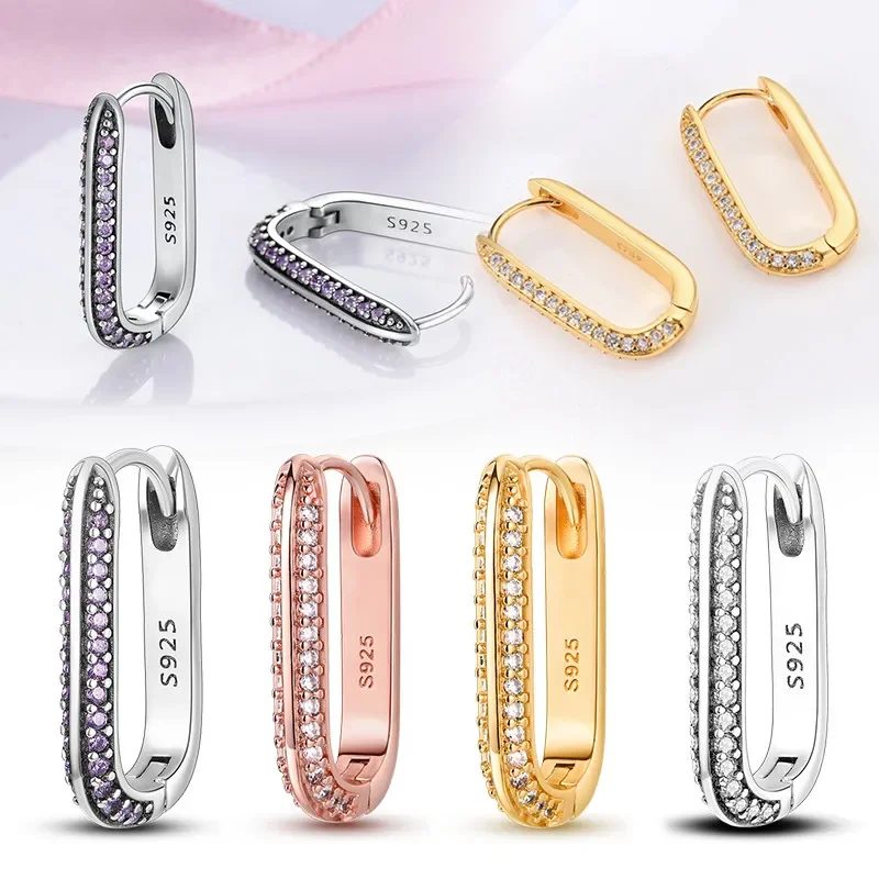 S925 Silver Quadrat…