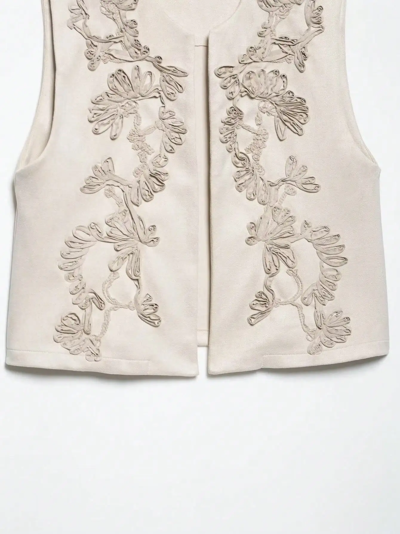 HH Elegante Damen O-Ausschnitt Weste Ärmellos Locker Sitzendes Tanktop Büro-Arbeitskleidung Business Casual Schicke High-Street-Mode Damenwesten – Detail 6