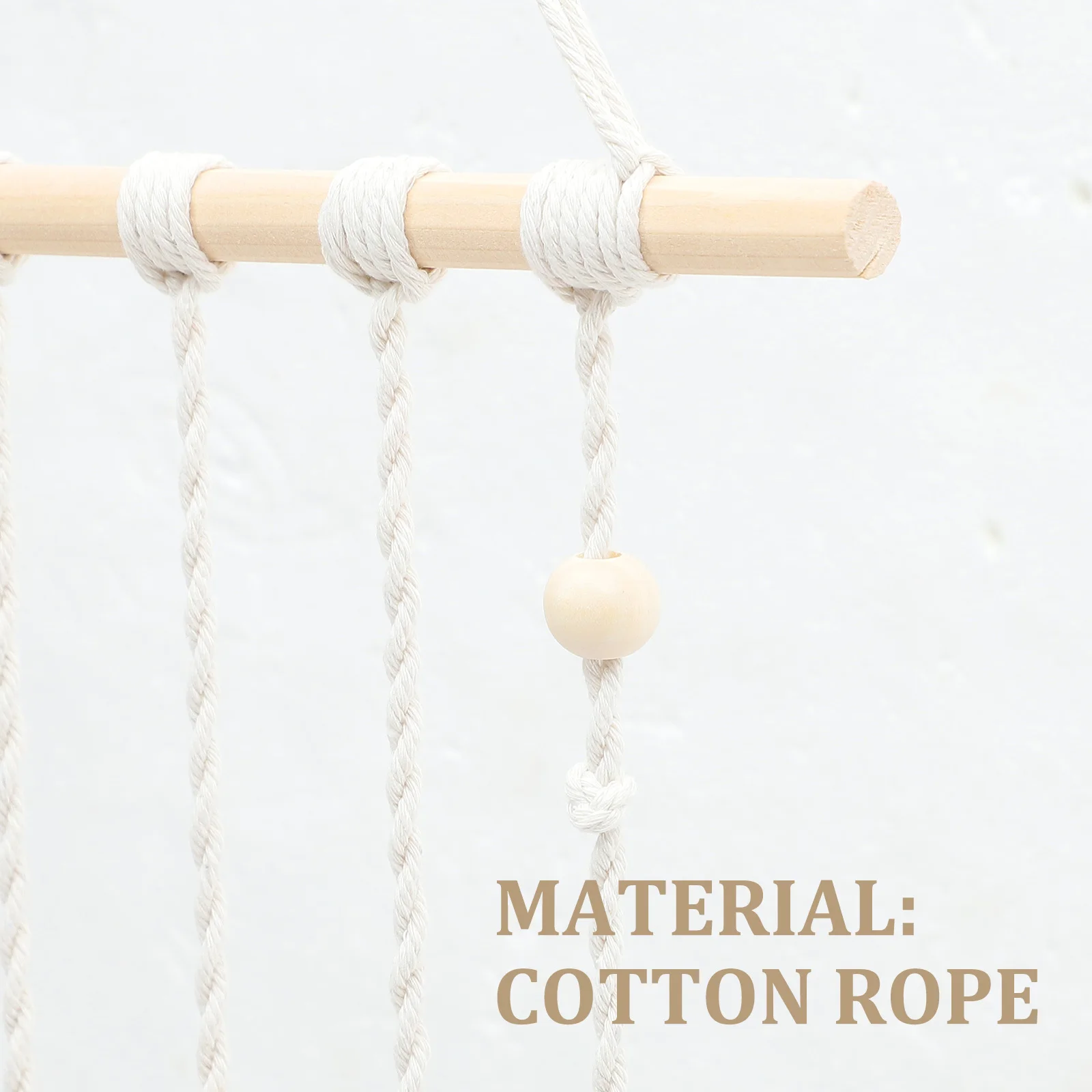 

Macrame Wall Hanging Photo Display Tapestry Wall Decor For Home Room Art Bohemian Style Picture Frame Organizer Cotton