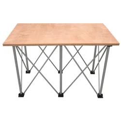 Portable Aluminum Alloy Workbench Fast Telescopic Bracket 4/6 Legs Multi-Functional Folding Table Apply To Slate Glass Operation