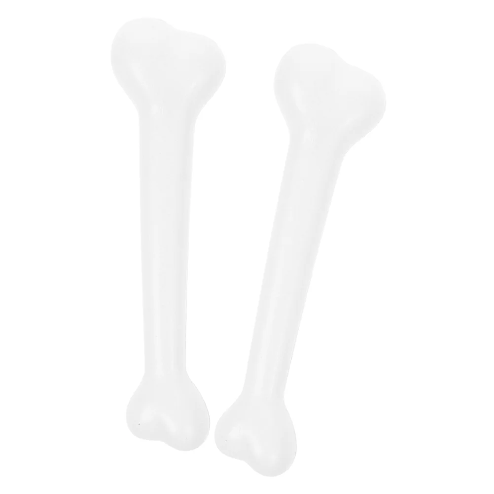 2 Pcs Halloween Props Bone Decoration Plastic Bones Makeup Costume Small Fake Ornaments