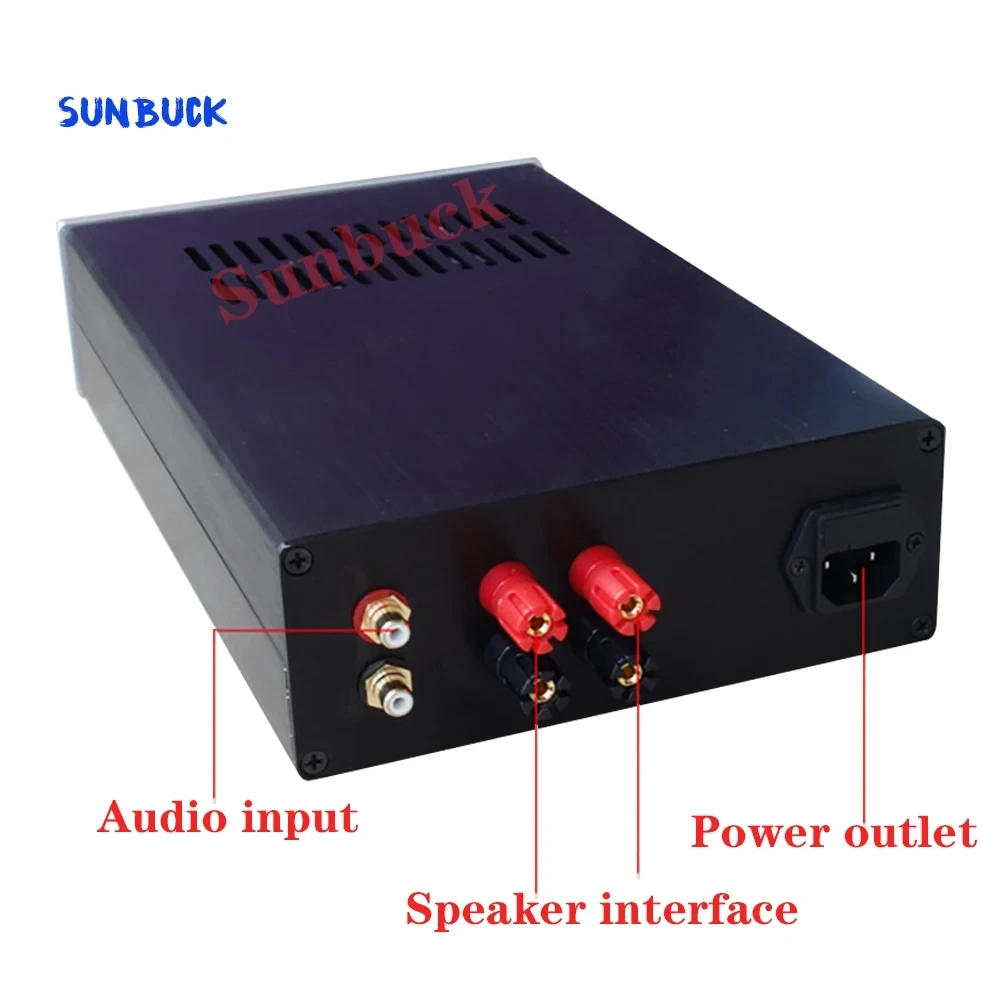 Sunbuck AT100 TDA7293 con amplificador de circuito de tono de tres segmentos amplificador de potencia de Audio 100W * 2