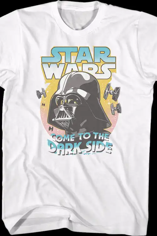 Camiseta de algodón de manga corta con estampado Retro de Star Wars Darth Vader Galaxy's Edge Vintage Star Wars hombres mujeres ropa de calle camisetas