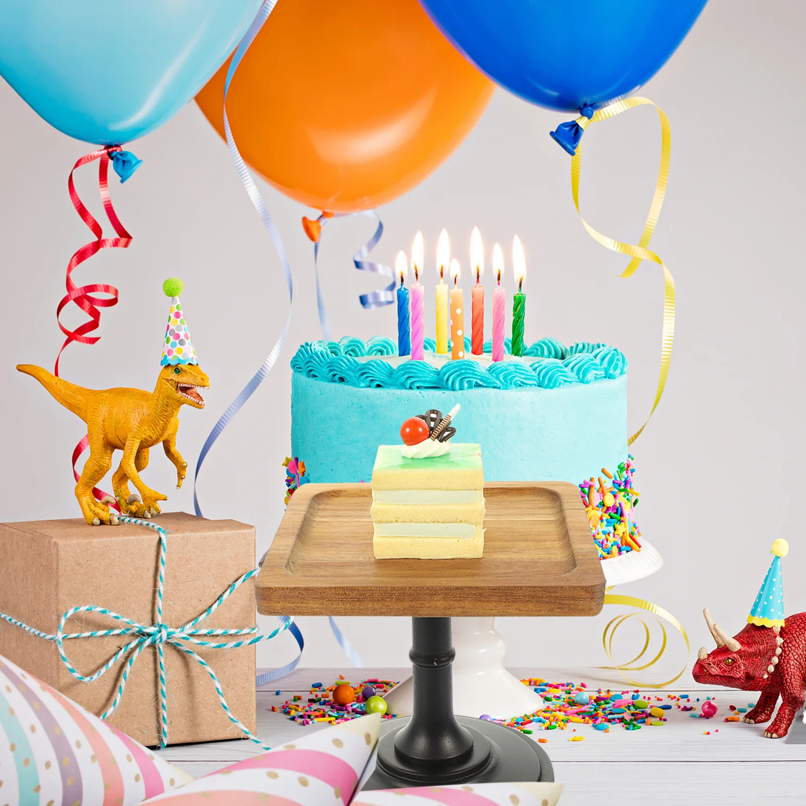 

Cake Stand Elevated Dessert Tray For Wedding Party Cake Display Stand Snack Serving Platter High Base Fruit Plate Bakery