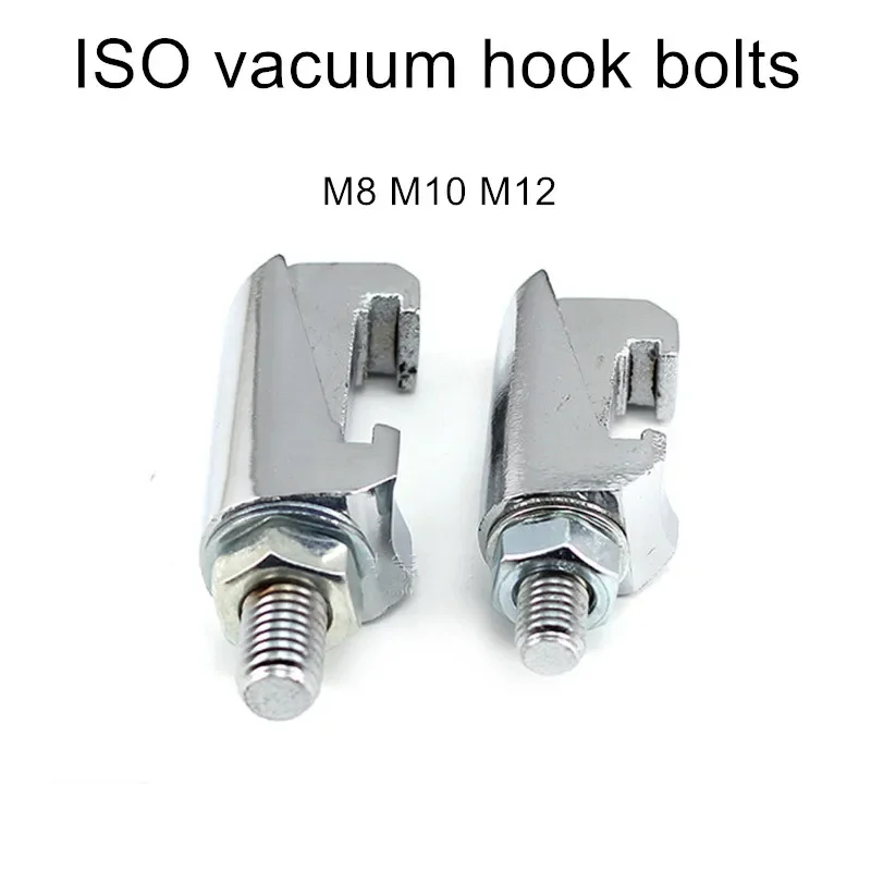 M8, M10, M12, 304SS/Carbon Steel Vacuum Hook Bolt Double Side Tri Clamp ISO hook slot Hook type clamp Caliper screw