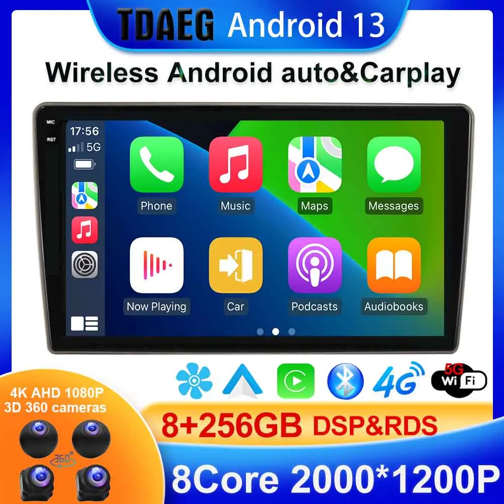 

Android 13 8+256G Car Radio Multimedia Player for Nissan Tiida 2005-2010 Head Unit Auto Stereo Receiver Wireless Carplay Auto