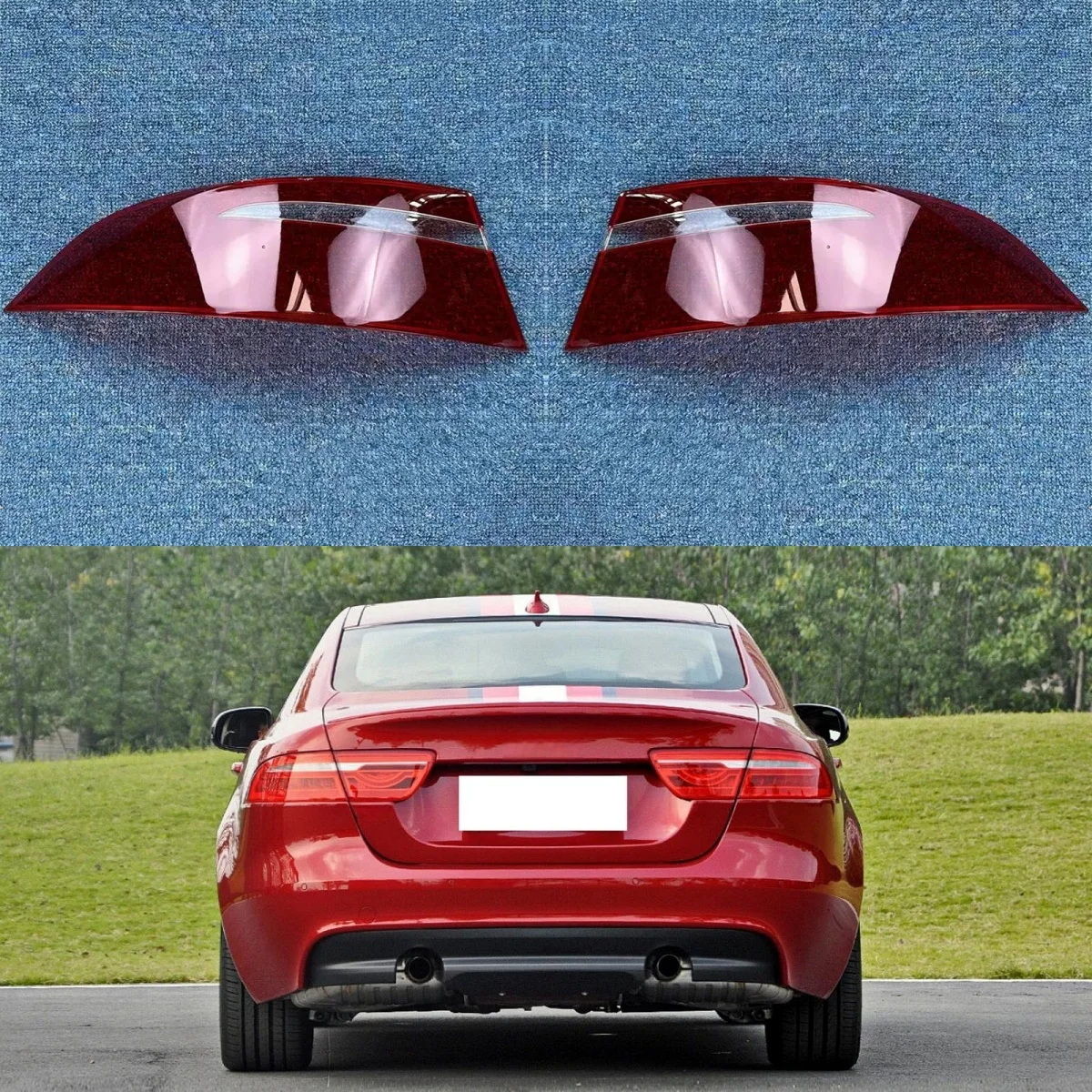 

For Jaguar XE 2015 2016 2017 2018 2019 Car rear taillight glass shell transparent lampshade replacement