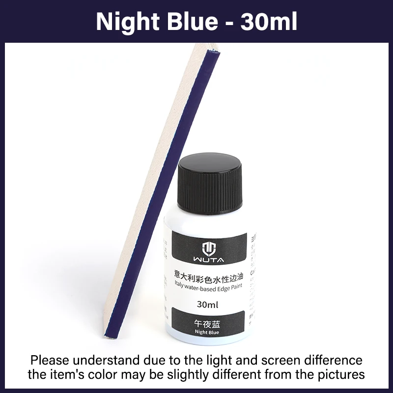 WUTA 30 ml professionelle Lederrandfarbe, Ölfarbe, Randverband, Farbmäntel, Leder-Finish, Zubehör, DIY-Handwerk, Leder-Schuhkanten