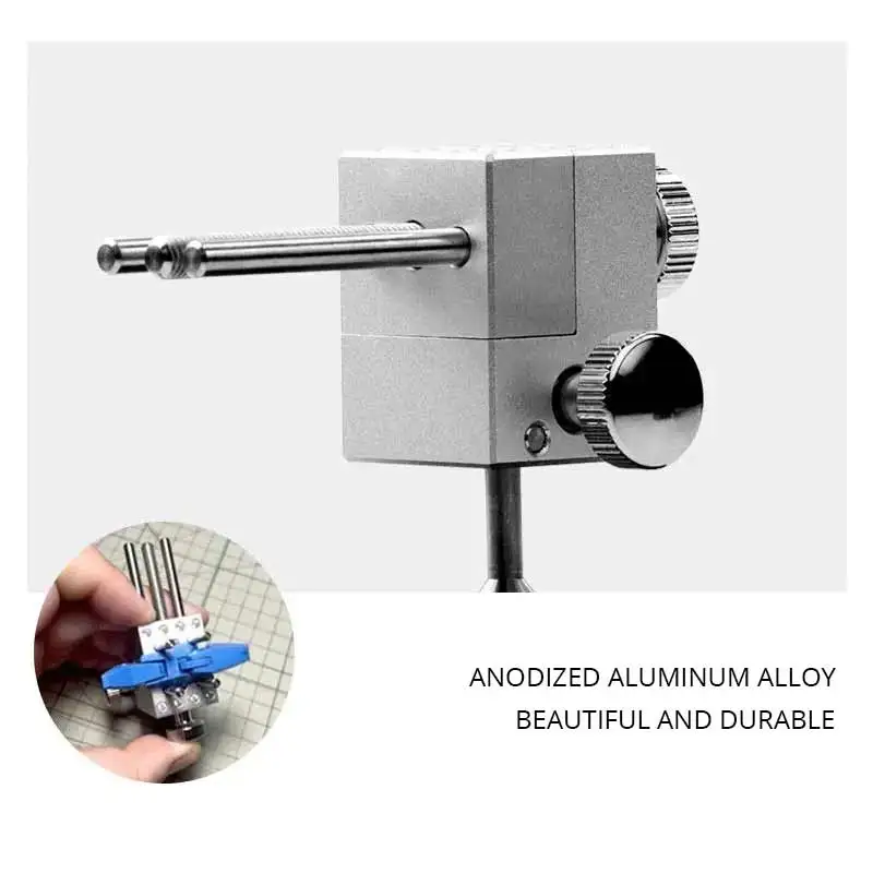 Model DIY Mini Vise Precision Universal Aluminum Work Holder Peg Clamp Base Jewelry Engraving Making Revolving Vise Bench Tool