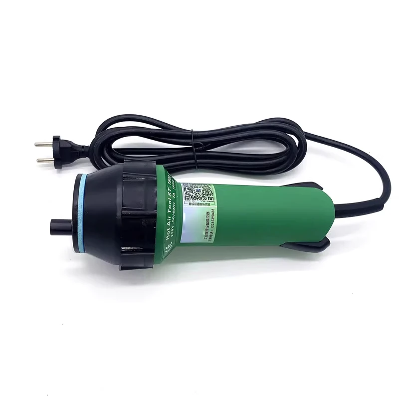 Pistola de soldadura de plástico de aire caliente dividida JBS, pistola de aire caliente PE/PE, pistola de soldadura de plástico ajustable con temperatura dividida de 1600W