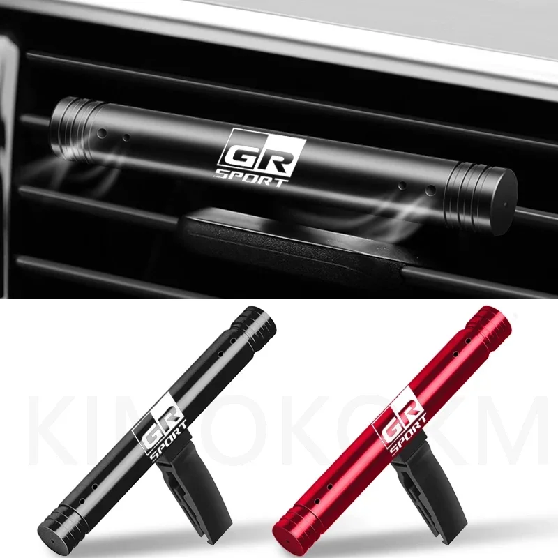 Car Air Outlet Perfume Aromatherapy with Freshener for For Toyota GR Sport Gazoo Racing C-HR RAV4 Mirai Avensis Prado Camry Rav4