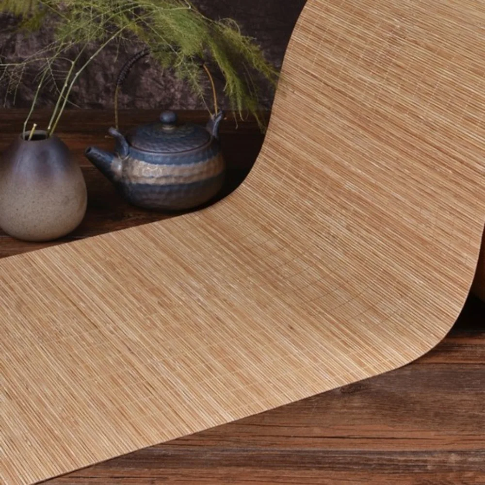 Japanese Style Natural Bamboo Tea Table Runner Insulated Traditional Table Pad Cutting Vintage Tea Table Mat Tea Room
