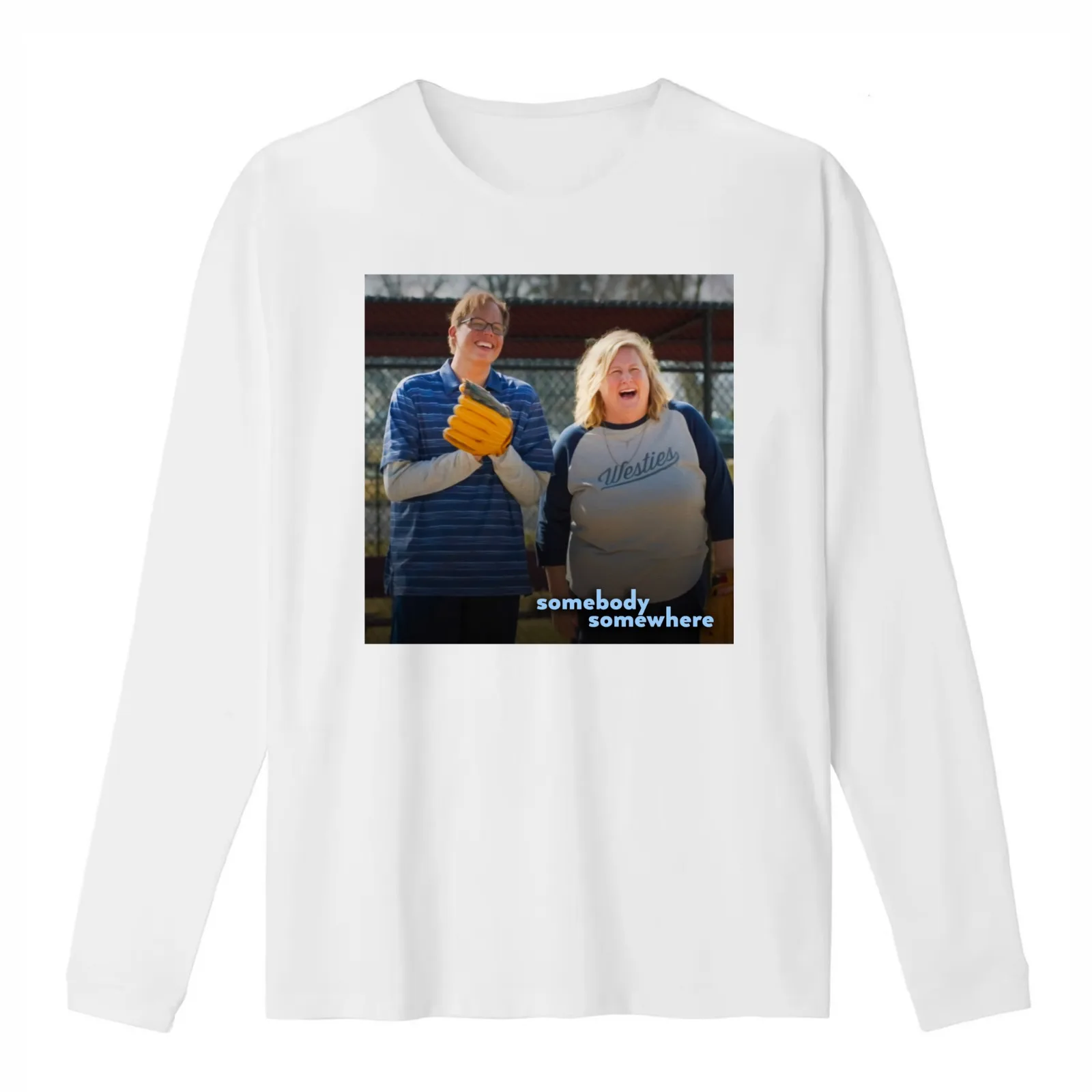 Somebody Somewhere: Sam and Joel T-Shirt Summer Casual Cotton Tee Oversized Streetwear Tops Vintage Graphic Print