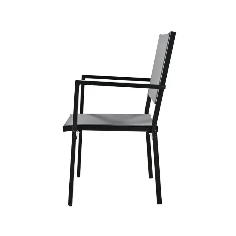 Durable Steel Outdoor Table and Chair Set for Patio, Balcony, and Backyard Use