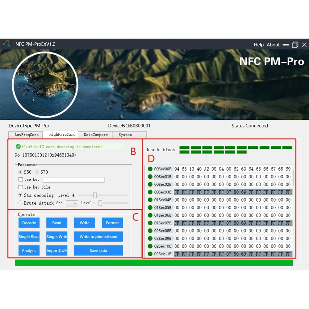 FURUI nowy PM-Pro RFID IC/ID kopiarka powielacz Fob czytnik NFC pisarz szyfrowany programator USB UID kopiuj karty Tag