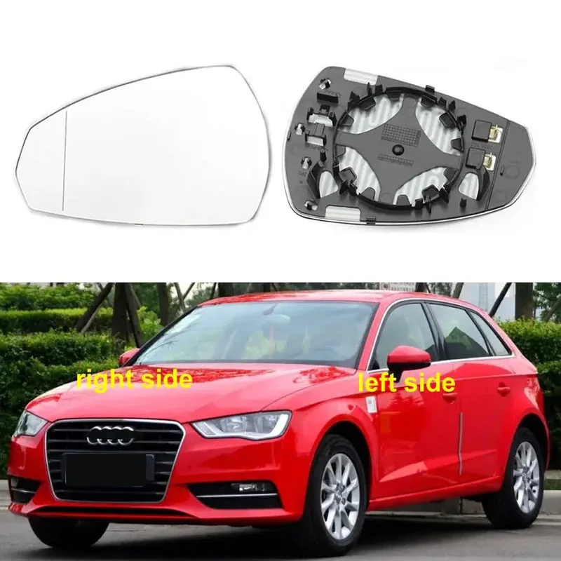 

Heated Side Rearview Mirror Reflective Lens Glass for Audi A3 2014-2020 | OE 8V0857535E 8V0857535C