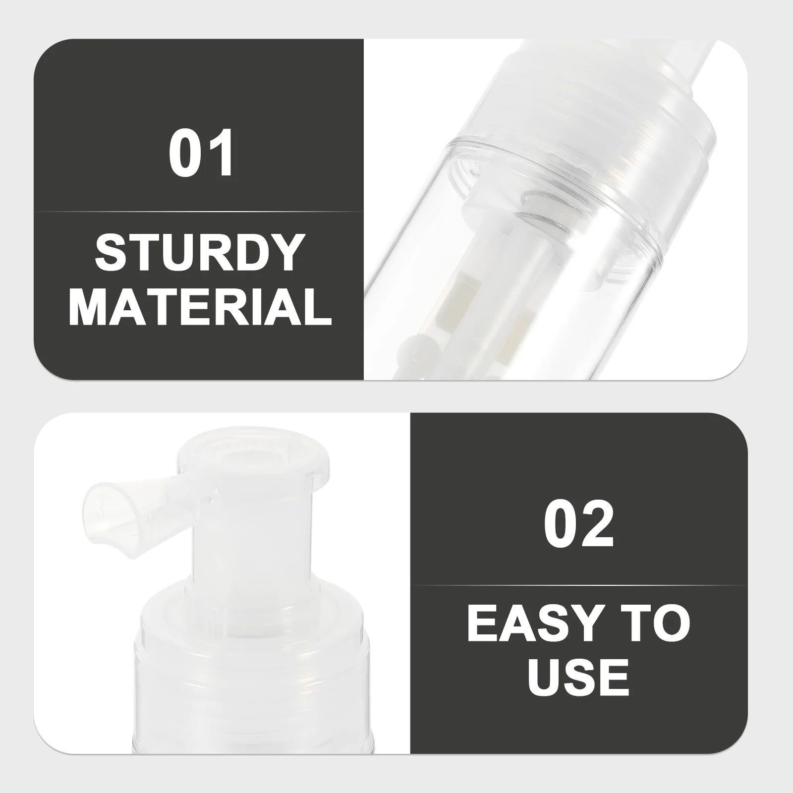 Multifunction Spray Bottle Eco Friendly PET Plastic Portable Compact for Travel Daily Use Home Barber Shop Refillable Empty