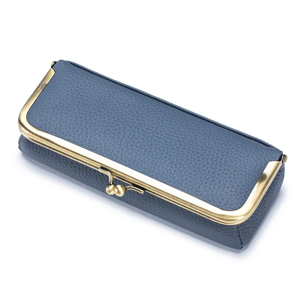 

Genuine Leather Glasses Boxes Holder Automatic Closing Multifunctional Sunglasses Storage Case Spacious Luxury Eyewear Organizer