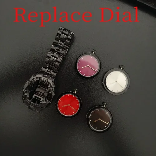 Imagen 2 del producto Nuevo reloj de cuarzo para hombre en forma de garra con esferas intercambiables extraíbles, relojes de mujer de estilo peculiar Vintage de nicho Punk