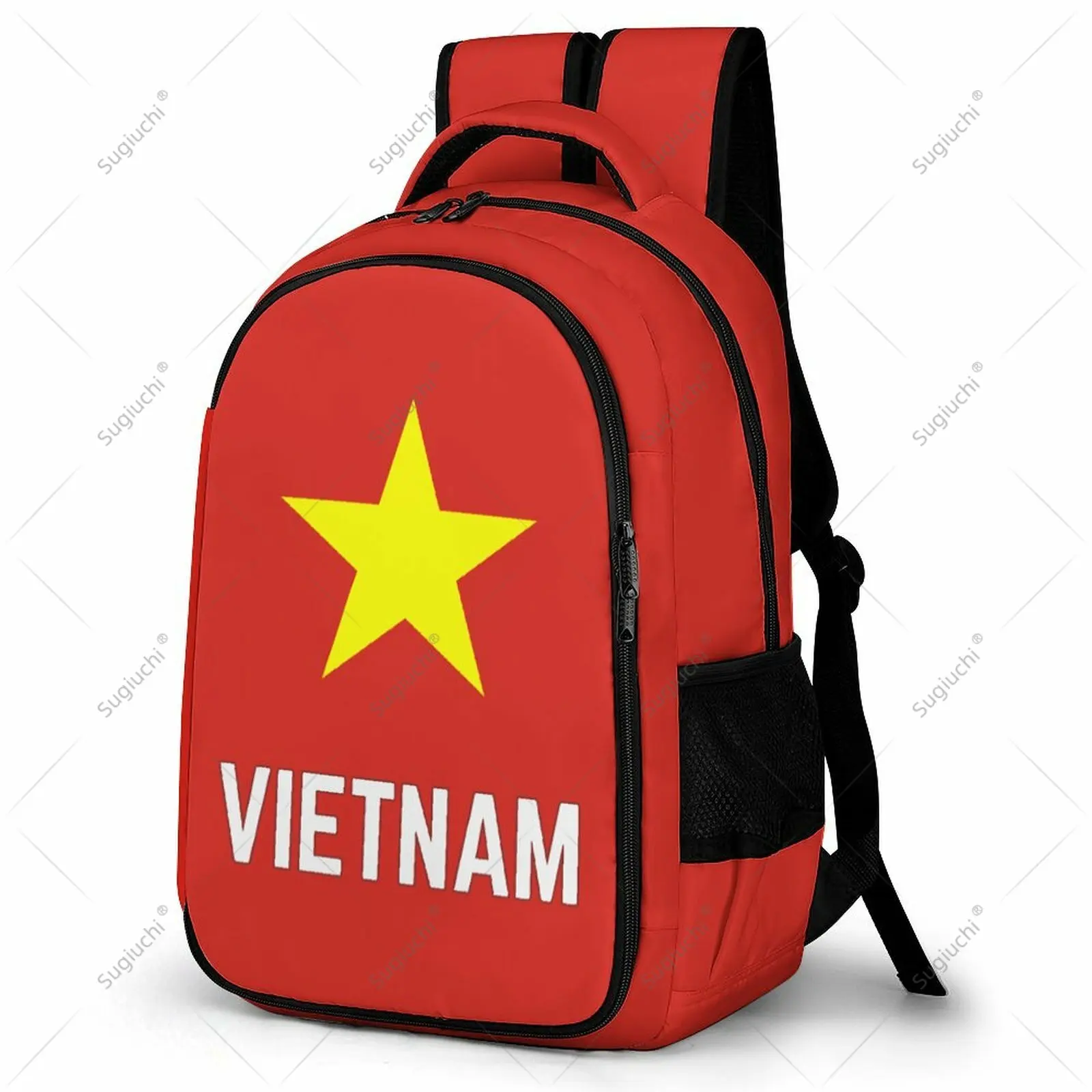 Backpack Vietnam Flag Student Schoolbag Smart Business Travel Leisure Backpack Laptop Back Pack Office Work Bag