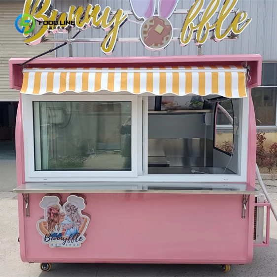 

Киоск для кафе и еды, прилавок для горячего кофе, современный стильный мобильный киоск для торгового центра, кафе, индивидуальный мобильный киоск