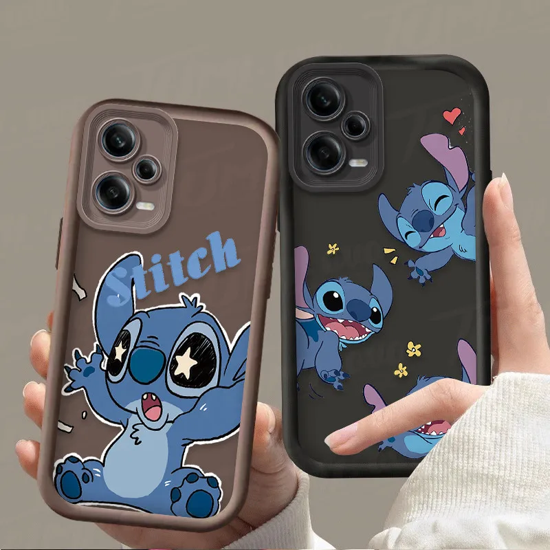 Cartoon Disney Stitch Soft Case for Xiaomi Redmi Note 13 12 11 Pro Plus 4G 5G 12S 11S 10S 10 9 9S Redmi 14C 13C 12C A3 12 Cover