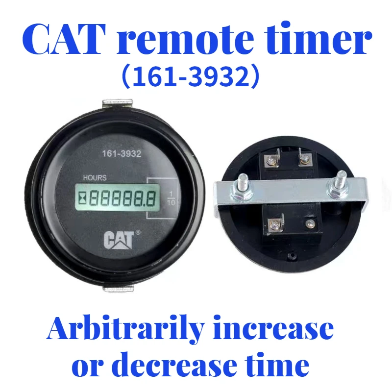 Round Hour Meter Counter Timer For caterpillar Generator Diesel Petrol Engine Excavator CAT 161-3932 2859075 366-0367