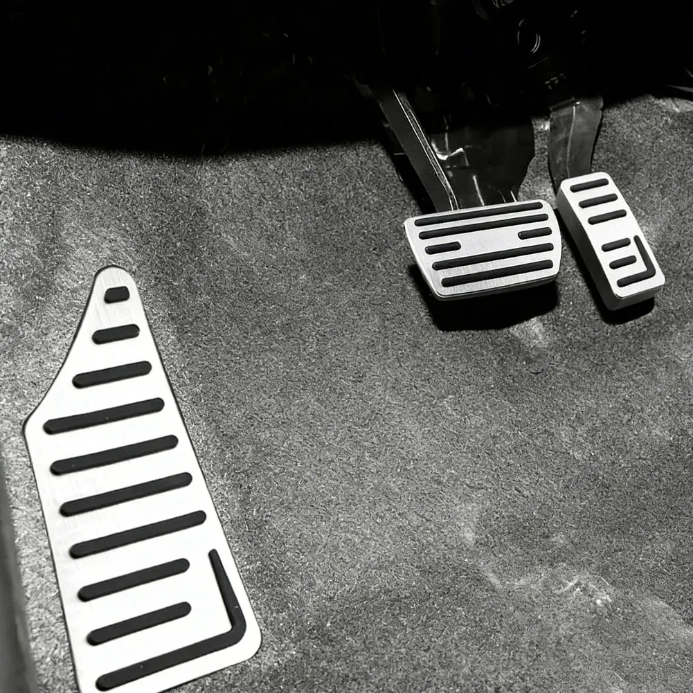 Car Foot Pedals for hrv Pedal Set No Drilling Installation Anti-slip Mat for accelerator Included Aluminum Alloy Foot Pedals