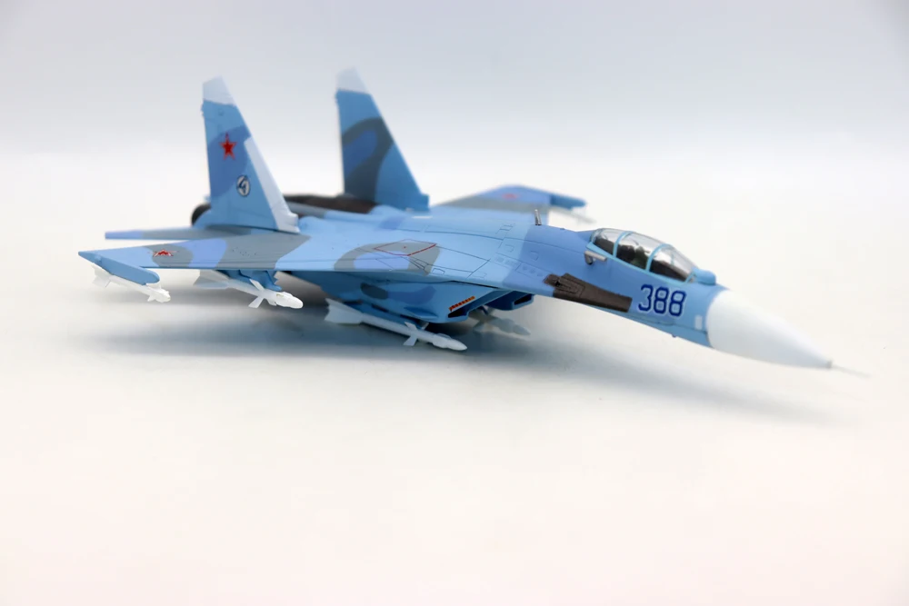 جديد 1/100 مقياس Su-27P فلانكر CCCP PVO سوخوي الهواء 1989 الطائرات المقاتلة دييكاست سبيكة محاكاة نموذج لجميع