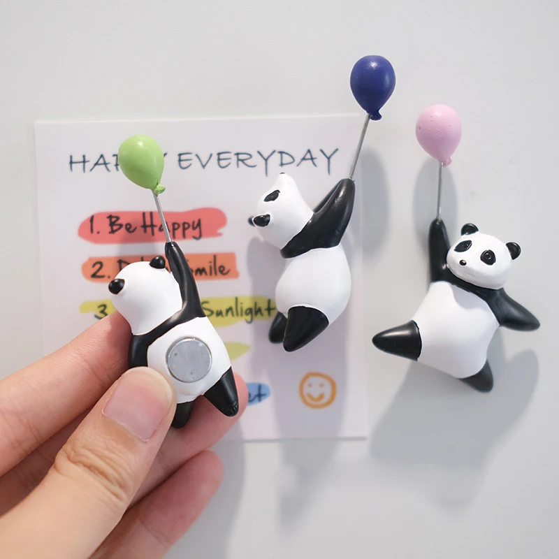 

Cute and Playful Little Panda Refrigerator Magnet Souvenir Photo Wall Magnet Chinese Style Refrigerator Magnet Gift