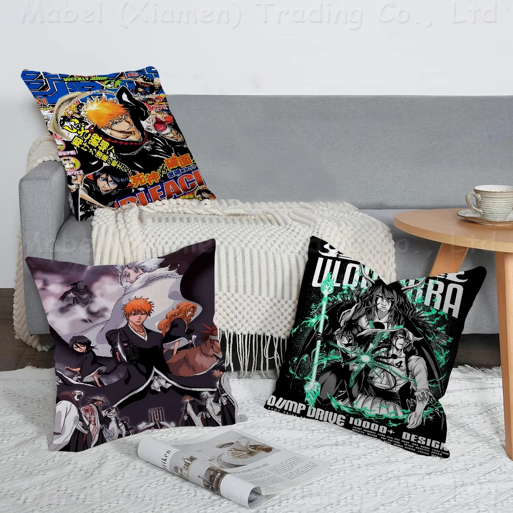 Anime Bleach Pillow Cover For Bedroom Room And Living Room Sofa Decorative Cushion Cover