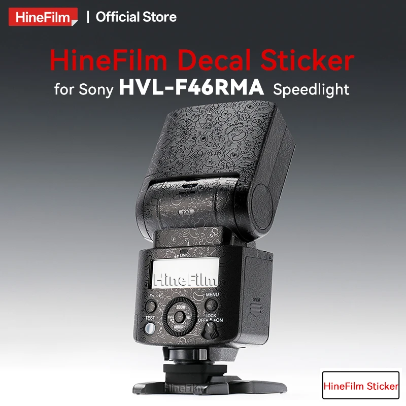 

Hinefilm Skin for Sony HVL-F46RMA Flash Cover Film HVL F46RMA Camera Flash Speedlight Premium Decal Skin Protector Sticker